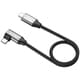 35cm USB-C データケーブル ストレート-アングル型 （40Gbps＋240W＋8K） SR5075
