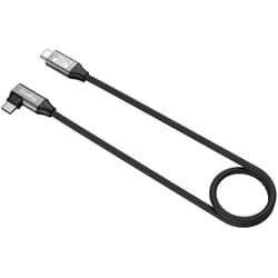 60cm USB-C データケーブル ストレート-アングル型 （40Gbps＋240W＋8K） SR5076