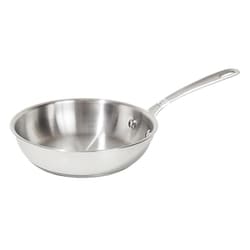フライパン 20cm IH ガス火対応 ステンレス ホワイトスチール コーティング無し PM-P20SSHK