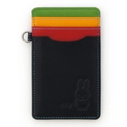 MY13904 mywalit×miffy Credit Card Holder カードホルダー ブラックペース カードホルダー ブラックパース MY13904