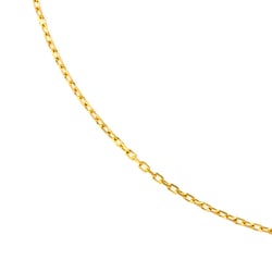 純金0.23カットアズキチェーン 40cm（3cmAJ）約1.10g