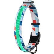 ドッグネス LED首輪 M モザイクブルー