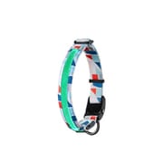 ドッグネス LED首輪 M モザイクブルー