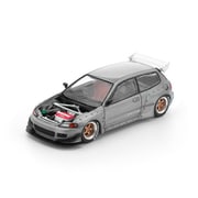 PRE018 1/64 パンデムシビック EG6 RAWフィニッシュ オープンボンネット [ダイキャストミニカー]