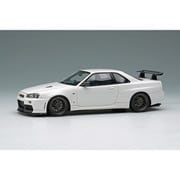 EM681A 1/43 BUILT BY LEGENDS Mine's Skyline GT-R（BNR34） シラナミホワイト [レジンキャストミニカー]