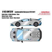 EM737E 1/43 Lamborghini Huracan STO 2021 グリジオニンバス/ブルー [レジンキャストミニカー]