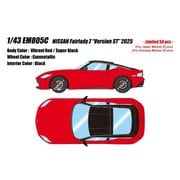 EM805C 1/43 NISSAN Fairlady Z “Version ST” 2025 バイブラントレッド/スーパーブラック [レジンキャストミニカー]