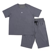 血行促進ルームウエアー 遠赤外線 男女兼用 UNISEX DRYWEAR 吸水速乾 上下セット パンツ両サイドポケット 387096 M GY