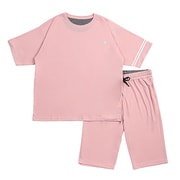 血行促進ルームウエアー 遠赤外線 男女兼用 UNISEX DRYWEAR 吸水速乾 上下セット パンツ両サイドポケット 387097 L PI