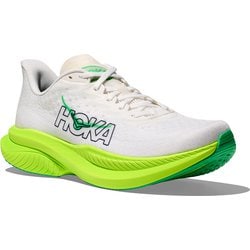 マッハ6 メンズ ランニングシューズ ホワイト/ネオン ライム（WNL） 26cm 1147790