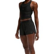レースデイスプリットショーツ レディース ランニングウェア ショートパンツ (BLK) XSサイズ 1176991