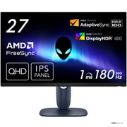 Dell Alienware ゲーミングモニター 27型/無輝点3年保証/QHD/Fast IPS/DP1.4x1、HDMI2.1x2/縦横回転、高さ調整/VESA DisplayHDR 400 AW2725DM-R
