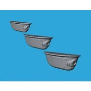 QIC72699 1/72 P-40 ウォーホークガンカメラ 3個入 （スペシャルホビー用） [プラモデル用パーツ]