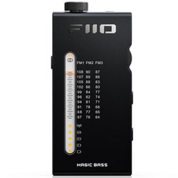 RR11 ポータブルFMラジオ Black FIO-RR11-B