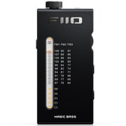 RR11 ポータブルFMラジオ Black FIO-RR11-B