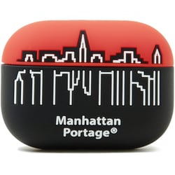 Manhattan Portage Silicone AirPods Pro Case“SKYLINE” for AirPods Pro（Pro2/1世代） RED APPR2-MP-07-RD