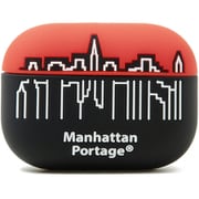 Manhattan Portage Silicone AirPods Pro Case“SKYLINE” for AirPods Pro(Pro2/1世代) RED APPR2-MP-07-RD