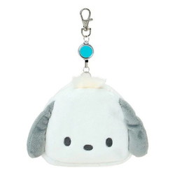 サンリオキャラクターズ フェイス形パスケース＆ポーチ ポチャッコ