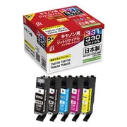 キヤノン BCI-331+330/5MP互換 日本製リサイクルインク JIT-KC3303315P