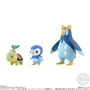 ポケモンスケールワールド 19. シンオウ地方 ナエトル＆ポッチャマ＆ポッタイシ [コレクション食玩]
