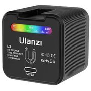 調光・色温調整対応 ミニLED撮影ライト 充電式 800mAhバッテリー内蔵 色温範囲2500K~7000K L052GBB1