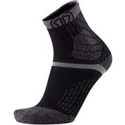 トレイル プロテクト メンズ ランニングウェア ソックス ブラック×グレー XLサイズ(28.5-29.5cm) 3214163