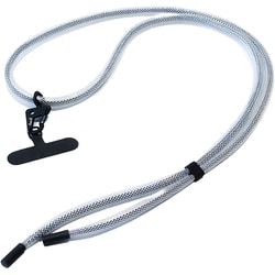 line-R CRAZY STRAP Spider web スマートフォンストラップ Long Black CS007BK
