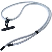 line-R CRAZY STRAP Spider web スマートフォンストラップ Long Black CS007BK