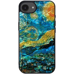 天然貝ケース for iPhone 16e 星月夜 I27646i16E