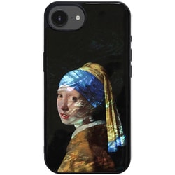 天然貝ケース for iPhone 16e 真珠の耳飾りの少女 I27647i16E