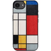 天然木ケース for iPhone 16e Mondrian Wood I27654i16E