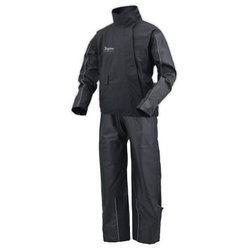 DR001 ハイパフォーマンスレインウエア 上下セット BK 2XL 48231