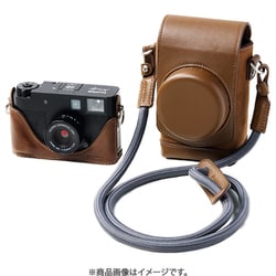 FUJIFILM X half 用 レザーケース ブラウン SR5218