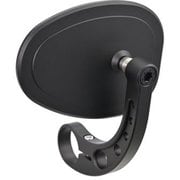 ハイビジミラー バーエンドミラー スリムタイプ MIKAZUKI OVAL ブラック 48092