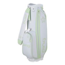 PING（ピン）レディース　キャディバッグ　シルバー　8.5型　47インチ対応 PING（ピン）レディース キャディバッグ シルバー 8.5型 47
