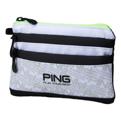 ping 小型ホワイトバッグとポーチセット 期間限定キャンペーン ping SHOP） ONLINE PING 小型ホワイト