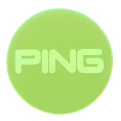 ネオンマーカー PING ユニセックス W4×H4×D0.25cm グリーン AC-U2508