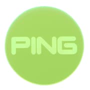 ネオンマーカー PING ユニセックス W4×H4×D0.25cm グリーン AC-U2508