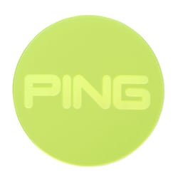 ネオンマーカー PING ユニセックス W4×H4×D0.25cm イエロー AC-U2508