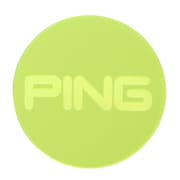 ネオンマーカー PING ユニセックス W4×H4×D0.25cm イエロー AC-U2508