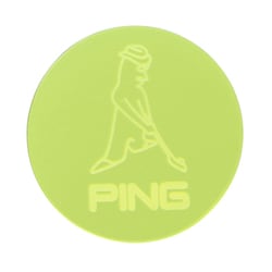 ネオンマーカー MR.PING ユニセックス W4×H4×D0.25cm イエロー AC-U2509