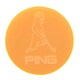 ネオンマーカー MR.PING ユニセックス W4×H4×D0.25cm オレンジ AC-U2509