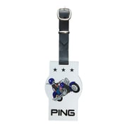 MR.PINGライダーネームタグ ユニセックス W5×H8cm シルバー AC-N2505