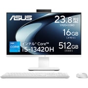 一体型デスクトップ/ASUS V400 AiO (V440VAK)/23.8型/Core i5-13420H/メモリ 16GB/SSD 512GB/Windows 11 Home/ホワイト