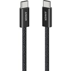Anker Zolo USB-C ＆ USB-C ケーブル （240W, 高耐久ナイロン） 0.9m ブラック A8060111