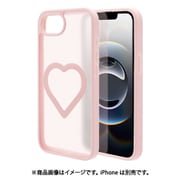 iPhone 16e用 ハイブリッドケース ミニュ マグネットアクセサリー対応 磁力充電 背面マット 衝撃吸収 TPU+PC ピンク フロストピンク 8794IP5EHPFPK