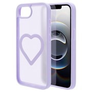 iPhone 16e用 ハイブリッドケース ミニュ マグネットアクセサリー対応 磁力充電 背面マット 衝撃吸収 TPU+PC パープル フロストパープル 8795IP5EHPFPU