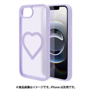 iPhone 16e用 ハイブリッドケース ミニュ マグネットアクセサリー対応 磁力充電 背面マット 衝撃吸収 TPU＋PC パープル フロストパープル 8795IP5EHPFPU