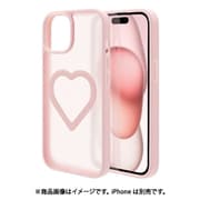 iPhone 15/14/13用 ハイブリッドケース ミニュ Magsafe対応 ワイヤレス充電 背面マット 衝撃吸収 TPU+PC ピンク フロストピンク 9114IP361HPFPK