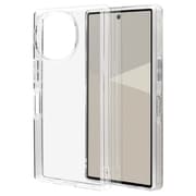 AQUOS R10用 ハイブリッドケース RHINOX 耐衝撃吸収 MIL規格 強い 頑丈 クリア TPU+アクリル 表面硬度5H 8808AR10HACL